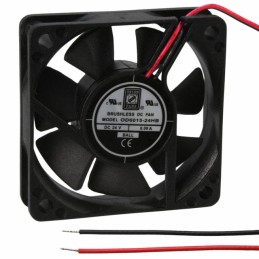1 pcs : OD6015-24HB - FAN AXIAL 60X15MM 24VDC WIRE