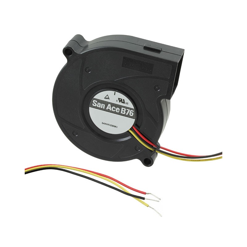 1 pcs : 9BD12FC6-1 - FAN BLOWER 76X20MM 12VDC WIRE