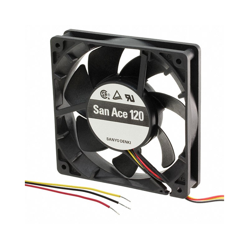 1 pcs : 9G1224G4D011 - FAN AXIAL 119X25MM 24VDC WIRE