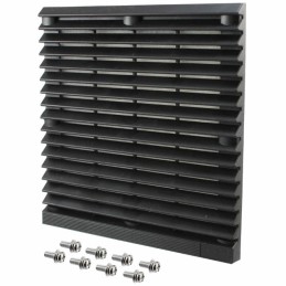 1 pcs : LFG172B - FAN GUARD LOUVERED 172MM BLACK