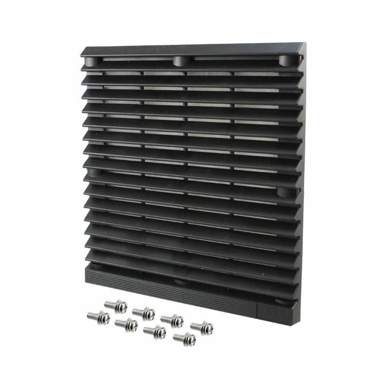 1 pcs : LFG172B - FAN GUARD LOUVERED 172MM BLACK