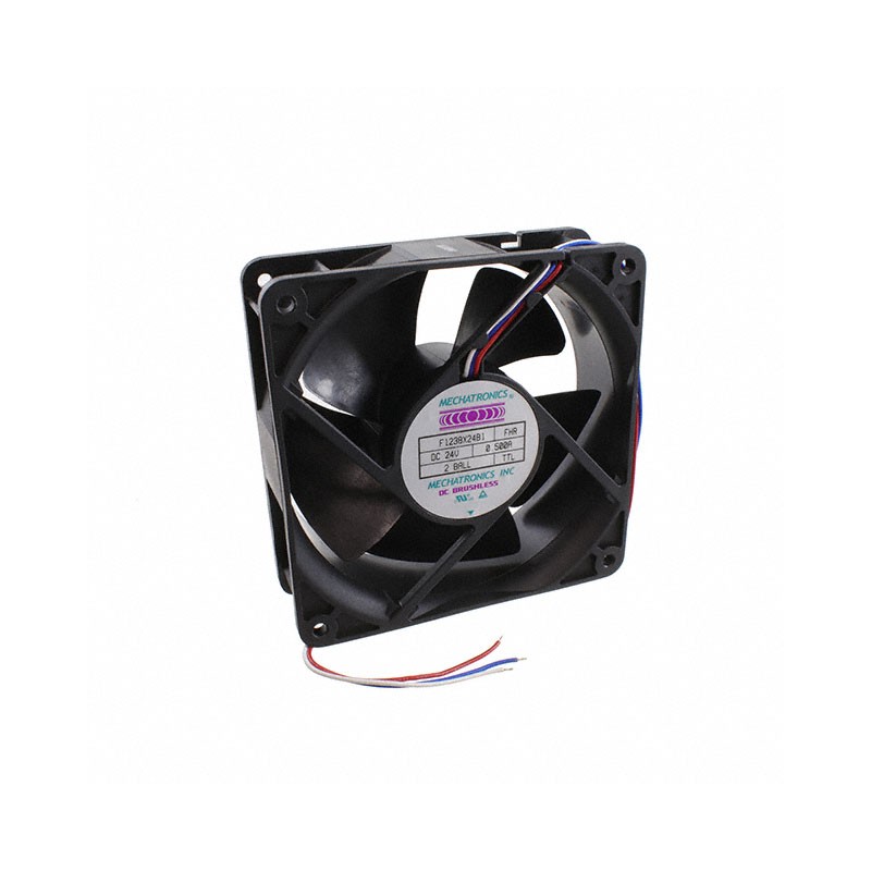1 pcs : F1238X24B1-FHR-TTL - FAN AXIAL 119X38MM 24VDC WIRE
