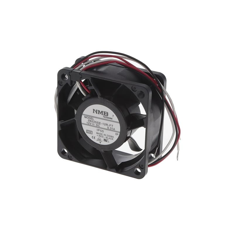 1 pcs : 06025SE-12R-FT-DW - FAN AXIAL 60X25MM 12VDC WIRE