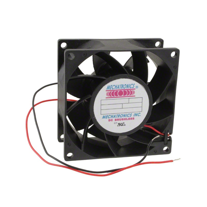 1 pcs : MQ8038E12B-FSR - FAN AXIAL 80X38MM 12VDC WIRE