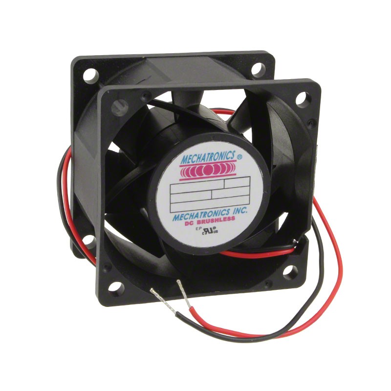1 pcs : MQ6038E12B-FSR - FAN AXIAL 60X38MM 12VDC WIRE