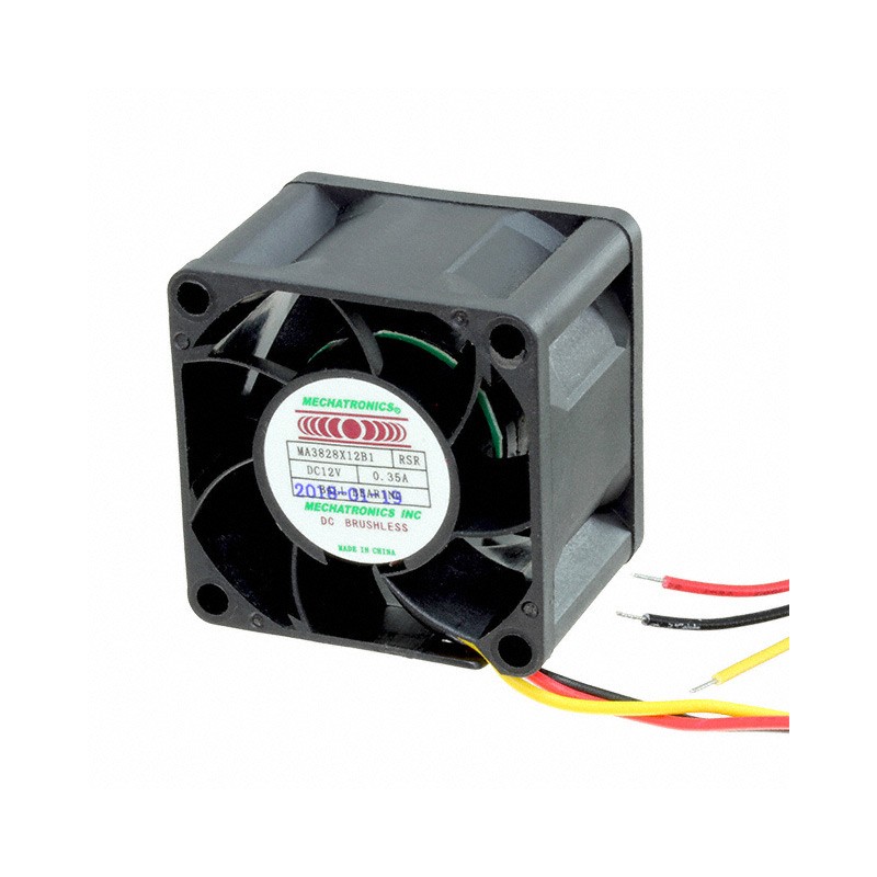 1 pcs : MA3828S12B1-RSR - FAN AXIAL 38X28MM 12VDC WIRE
