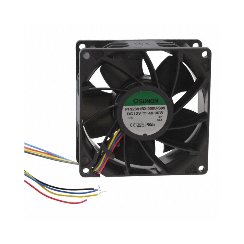 1 pcs : PF92381BX-000U-S99 - FAN AXIAL 92X38MM 12VDC WIRE