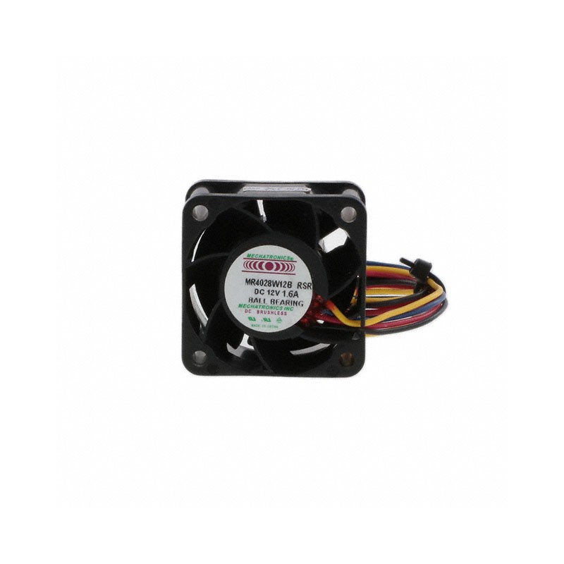 1 pcs : MR4028W12B1+6-RSR - FAN AXIAL 40X28MM 12VDC WIRE