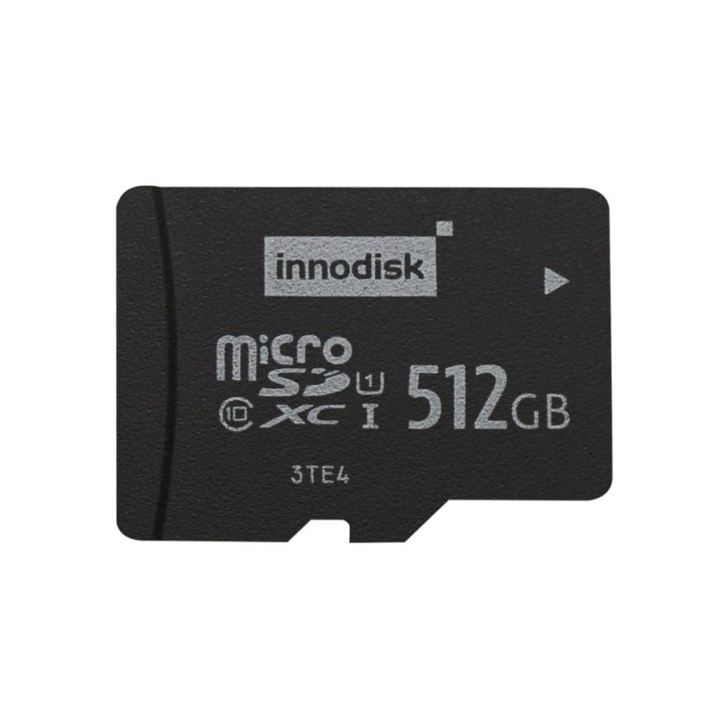 1 pcs - InnoDisk 512 GB Industrial MicroSD Micro SD Card, Class 10, UHS-1
