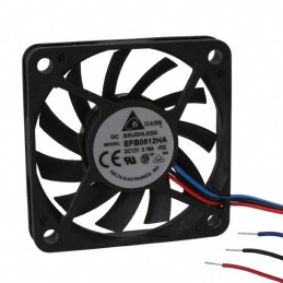 1 pcs : EFB0612HA-F00 - FAN AXIAL 60X10MM 12VDC WIRE