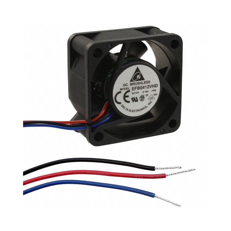 1 pcs : EFB0412VHD-F00 - FAN AXIAL 40X20MM 12VDC WIRE