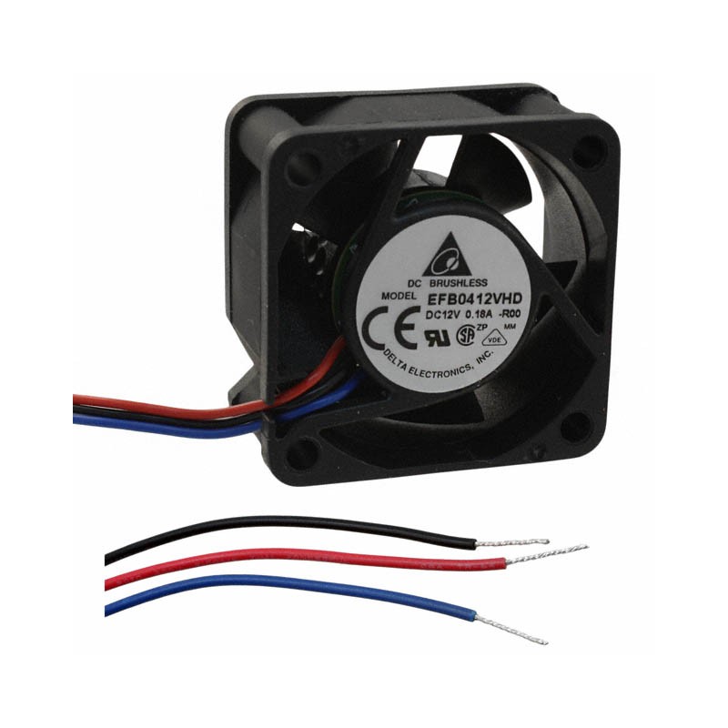 1 pcs : EFB0412VHD-R00 - FAN AXIAL 40X20MM 12VDC WIRE