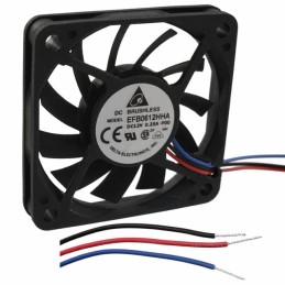 1 pcs : EFB0612HHA-F00 - FAN AXIAL 60X10MM 12VDC WIRE
