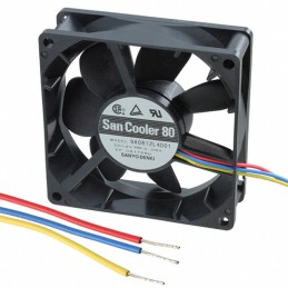 1 pcs : 9A0812L4D01 - FAN AXIAL 80X25MM 12VDC WIRE