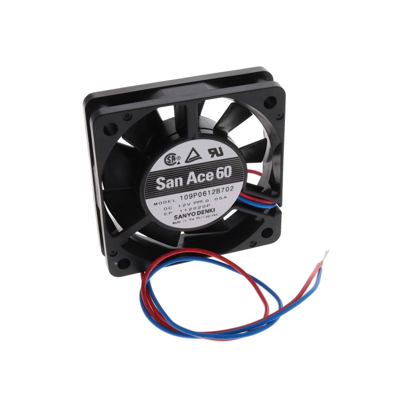 1 pcs : 109P0612B702 - FAN AXIAL 60X15MM 12VDC WIRE