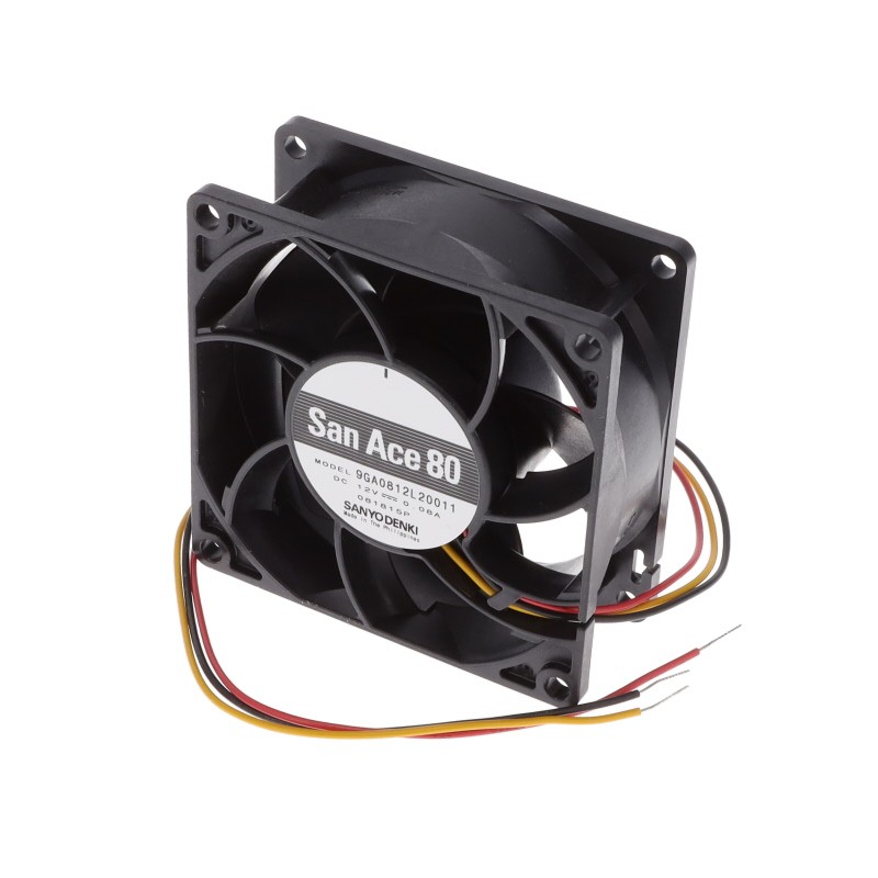 1 pcs : 9GA0812L20011 - FAN AXIAL 80X32MM 12VDC WIRE