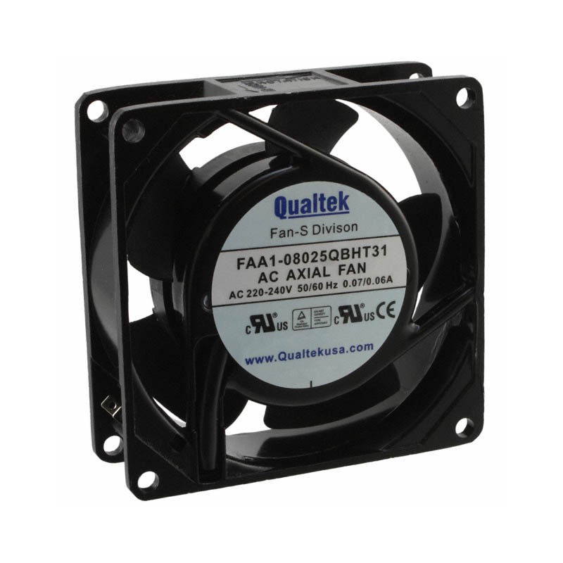 1 pcs : FAA1-08025QBHT31 - FAN AXIAL 80X25MM 230VAC TERM
