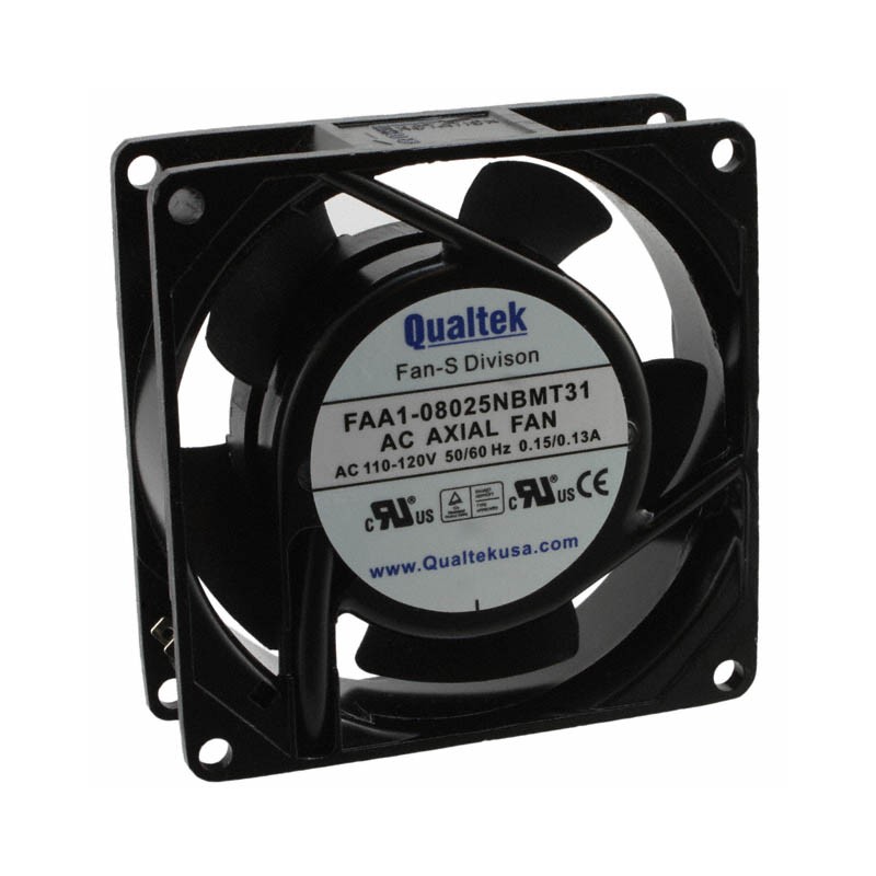 1 pcs : FAA1-08025NBMT31 - FAN AXIAL 80X25MM 115VAC TERM
