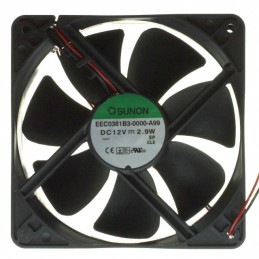 1 pcs : EEC0381B3-000U-A99 - FAN AXIAL 120X38MM 12VDC WIRE