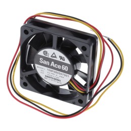 1 pcs : 109P0605H7D01 - FAN AXIAL 60X15MM BALL 5VDC WIRE