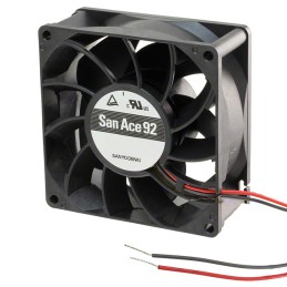 1 pcs : 9G0912G102 - FAN AXIAL 92X38MM 12VDC WIRE