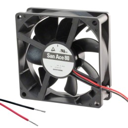 1 pcs : 9S0812L4021 - FAN AXIAL 80X25MM 12VDC WIRE