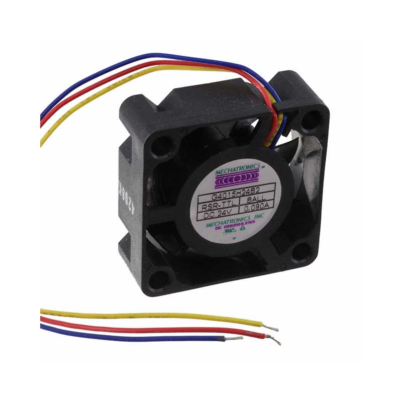1 pcs : G4015H24B2-RSR-TTL - FAN AXIAL 40X15MM 24VDC WIRE
