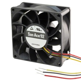 1 pcs : 9G0912G101 - FAN AXIAL 92X38MM 12VDC WIRE
