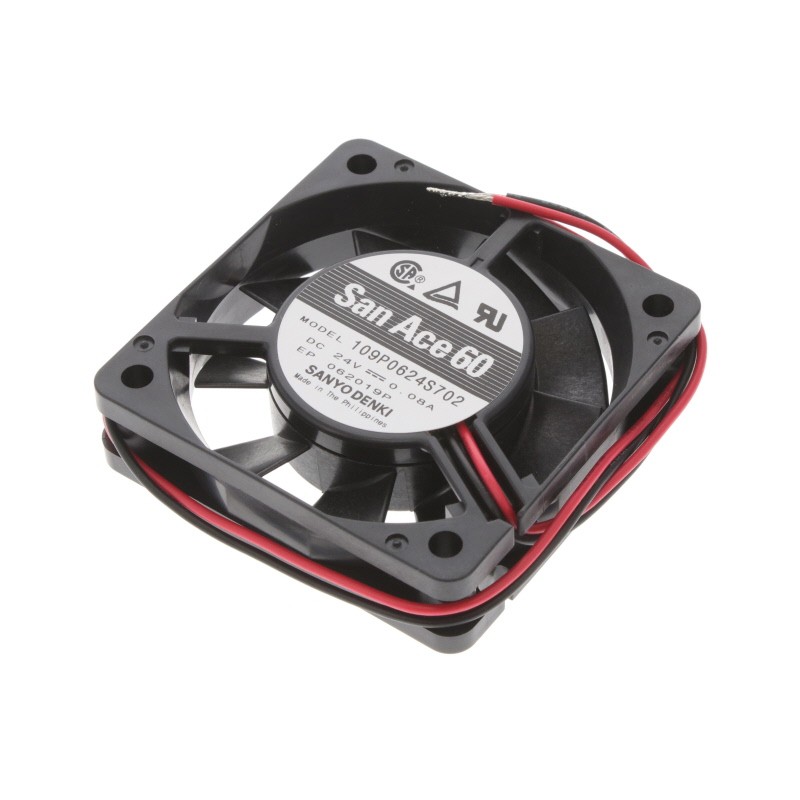 1 pcs : 109P0624S702 - FAN AXIAL 60X15MM 24VDC WIRE