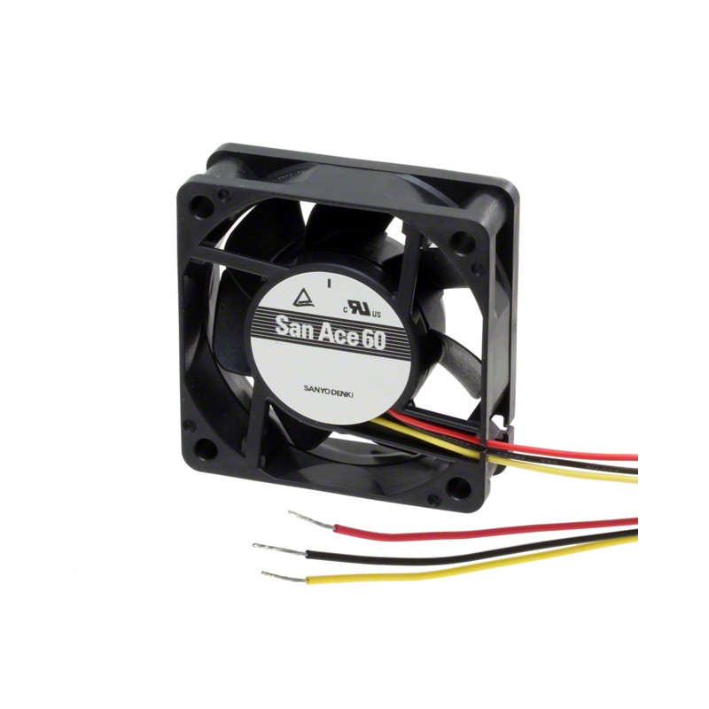 1 pcs : 9S0612H401 - FAN AXIAL 60X25MM 12VDC WIRE