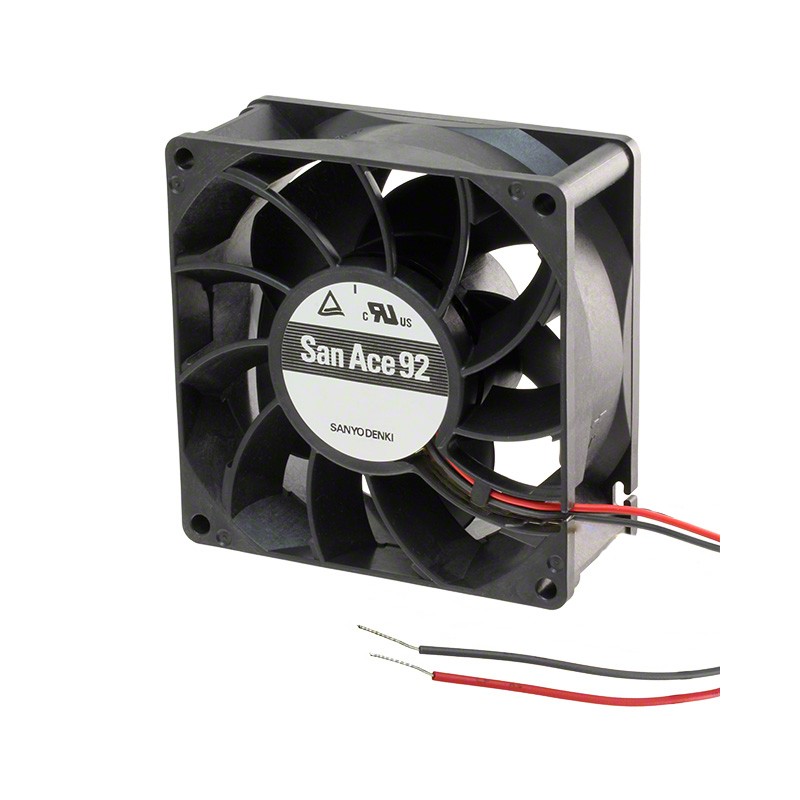 1 pcs : 9GA0924H4021 - FAN AXIAL 92X25MM 24VDC WIRE