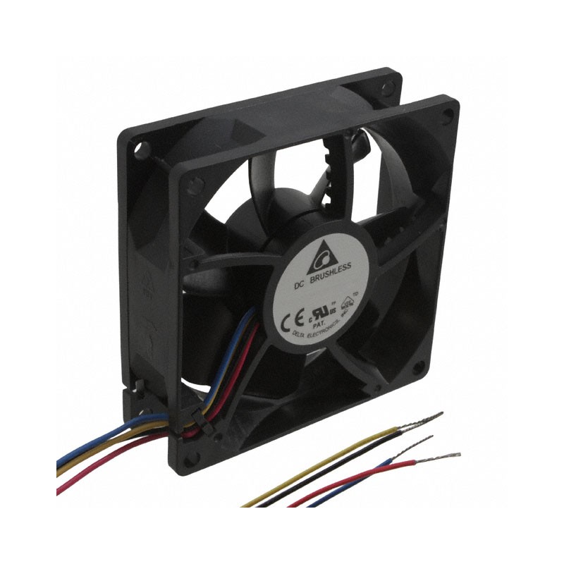 1 pcs : QFR0812SH-CX13 - FAN AXIAL 80X25.4MM 12VDC WIRE