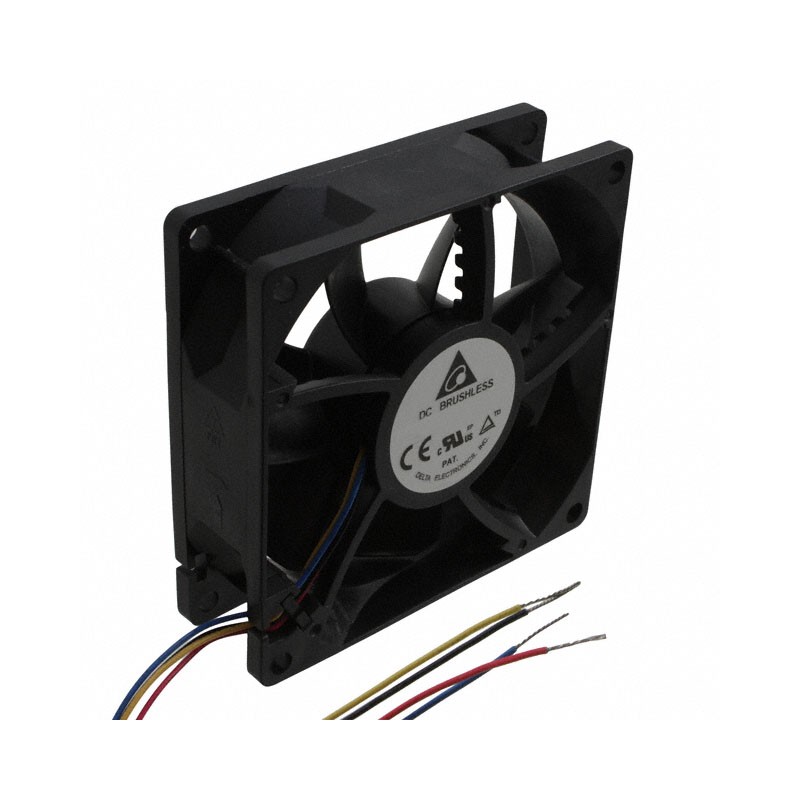 1 pcs : QFR0812UH-CX14 - FAN AXIAL 80X25.4MM 12VDC WIRE