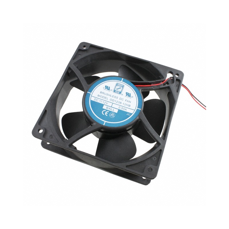1 pcs : OD1238-12HB - FAN AXIAL 120X38MM 12VDC WIRE