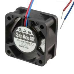 1 pcs : 109P0424B602 - FAN AXIAL 40X20MM 24VDC WIRE