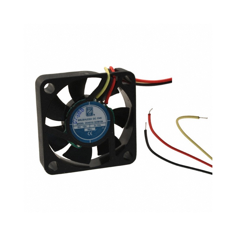 1 pcs : OD4010-12HB02A - FAN AXIAL 40X10.5MM 12VDC WIRE