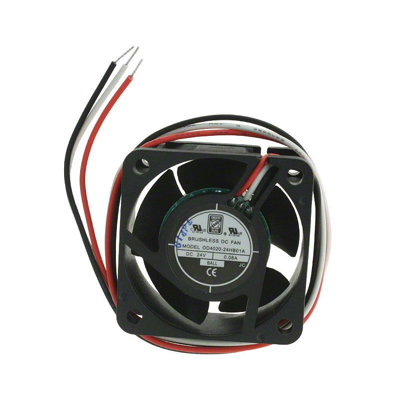 1 pcs : OD4020-24HB01A - FAN AXIAL 40X20MM 24VDC WIRE