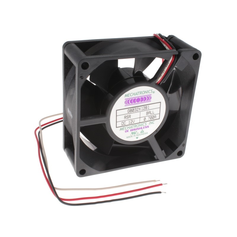 1 pcs : G8032X12B1-RSR - FAN AXIAL 80X32MM 12VDC WIRE