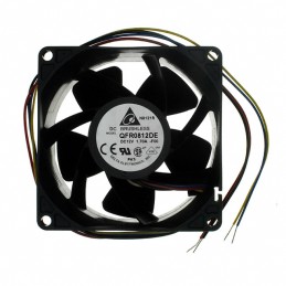 1 pcs : QFR0812UHEYDW - FAN AXIAL 80X38MM 12VDC WIRE
