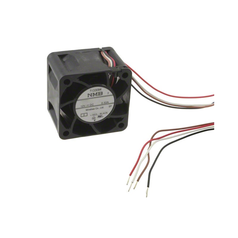 1 pcs : 04028DA-12R-AUF-0 - FAN AXIAL 40X28MM 12VDC WIRE