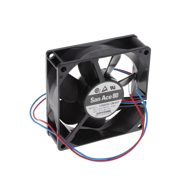 1 pcs : 109R0812M402 - FAN AXIAL 80X25MM 12VDC WIRE