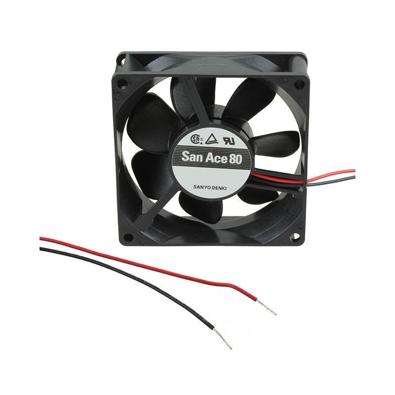 1 pcs : 109R0805F402 - FAN AXIAL 80X25MM BALL 5VDC WIRE
