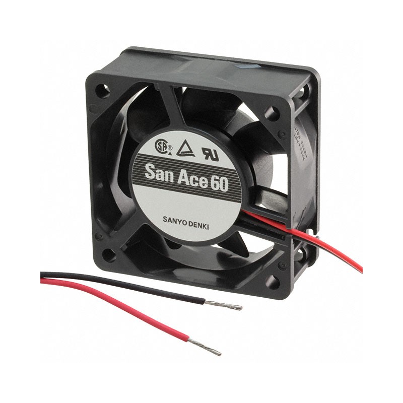 1 pcs : 109R0612F402 - FAN AXIAL 60X25MM 12VDC WIRE