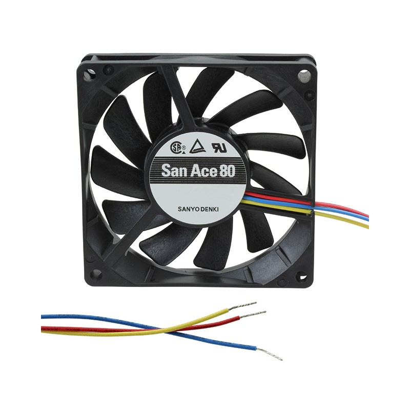 1 pcs : 109R0805M4D01 - FAN AXIAL 80X25MM BALL 5VDC WIRE