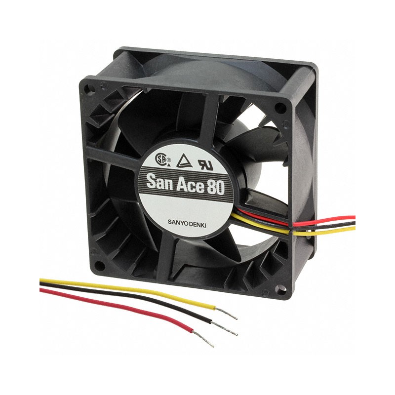 1 pcs : 109R0824H401 - FAN AXIAL 80X25MM 24VDC WIRE