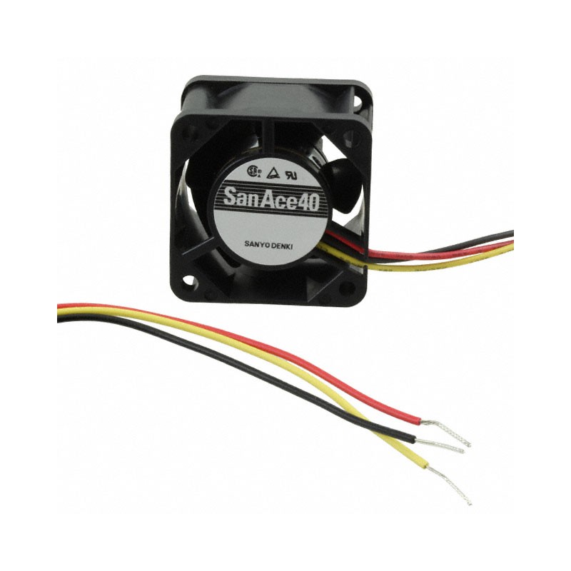 1 pcs : 109P0412K301 - FAN AXIAL 40X28MM 12VDC WIRE