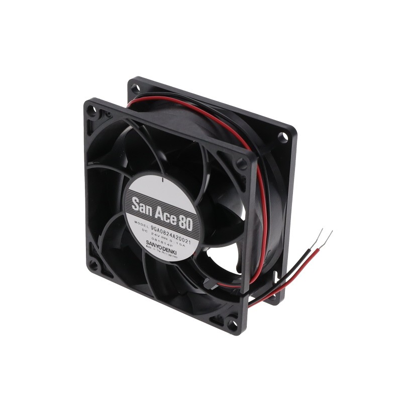 1 pcs : 109R0824S402 - FAN AXIAL 80X25MM 24VDC WIRE