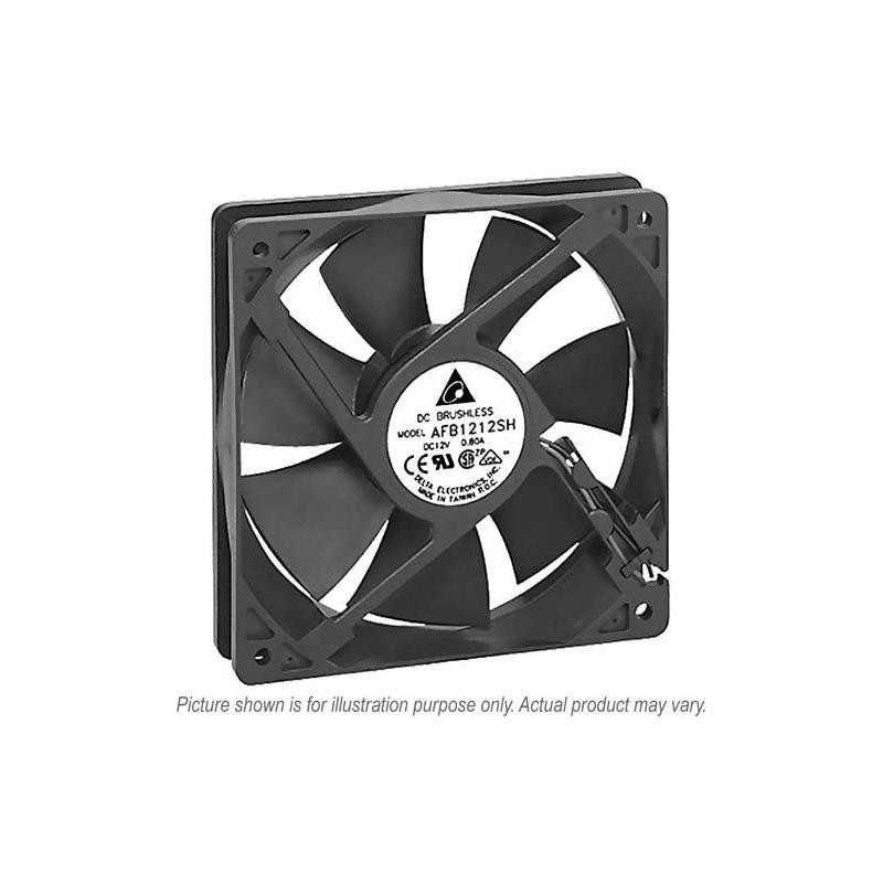 1 pcs : AFB1224VH-F00 - FAN AXIAL 120X25.4MM 24VDC WIRE