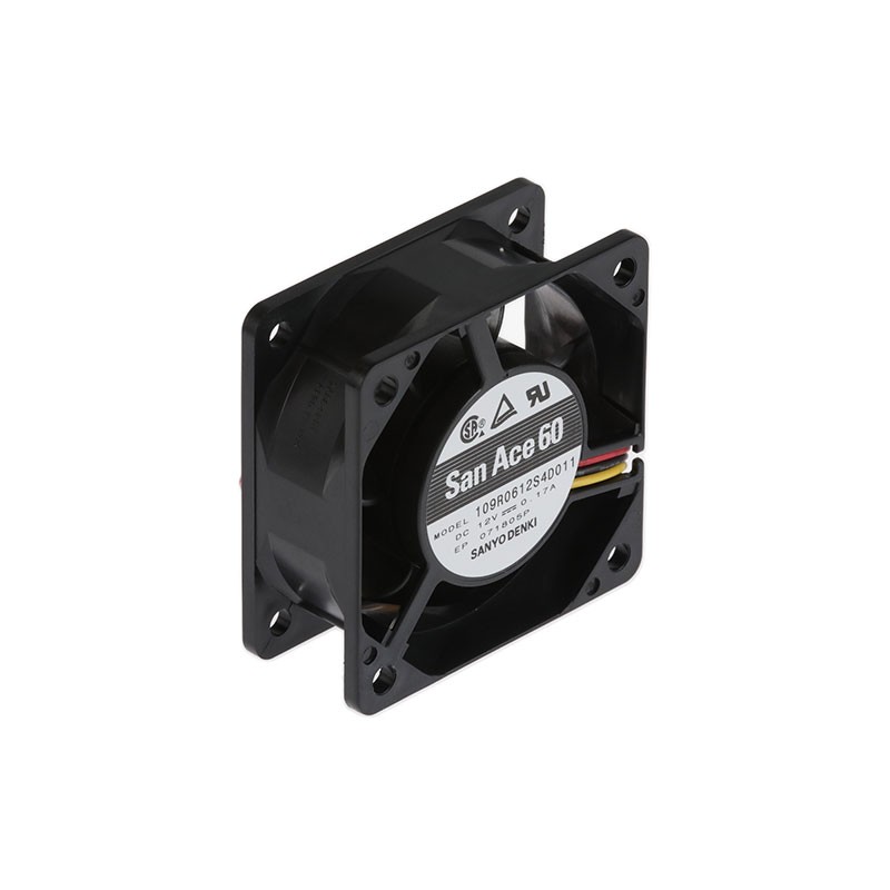 1 pcs : 109R0612S4D011 - FAN AXIAL 60X25MM 12VDC WIRE