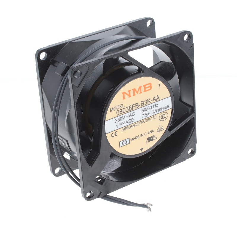 1 pcs : 08038FB-B3K-AA-00 - FAN 80MM X 38MM 230VAC WIRE